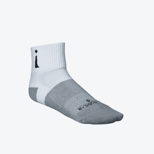 Active Sock White Quarter Left new