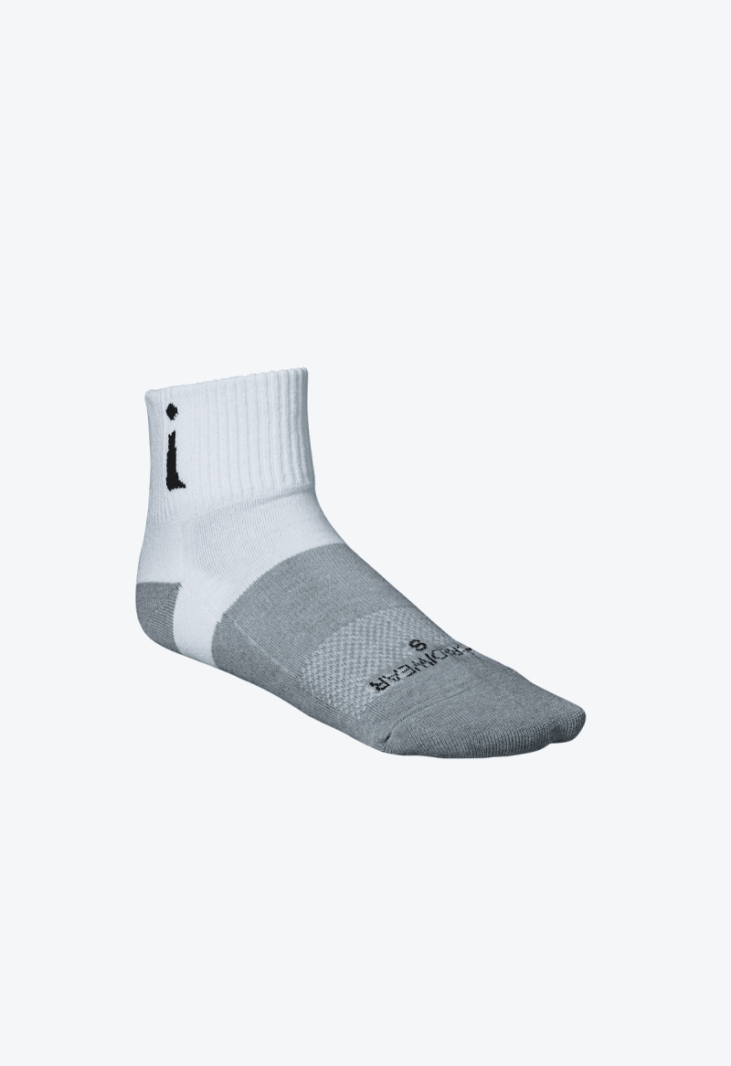 Active Sock White Quarter Left new