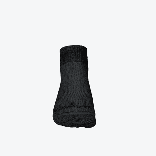 Circulation Socks Black Ankle Front