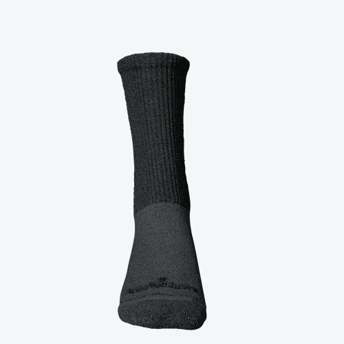 Circulation Socks Grey Ankle Crew Front