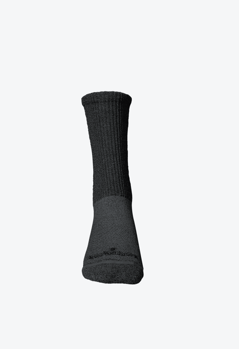 Circulation Socks Grey Ankle Crew Front