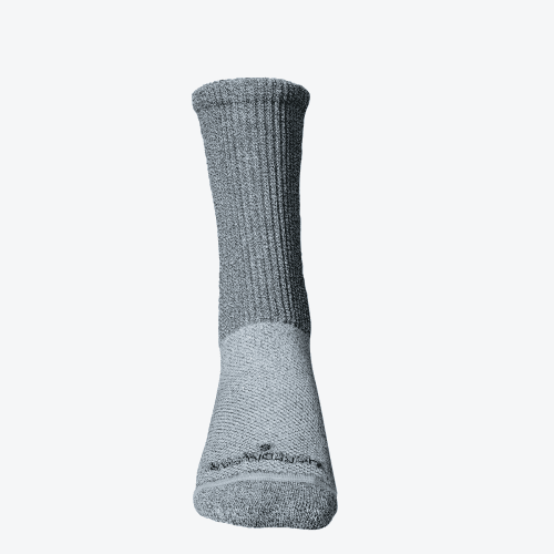 Circulation Socks Grey Crew Front