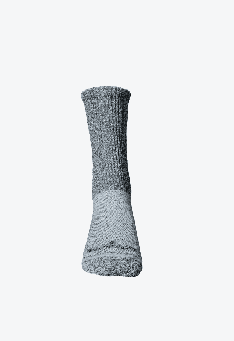 Circulation Socks Grey Crew Front