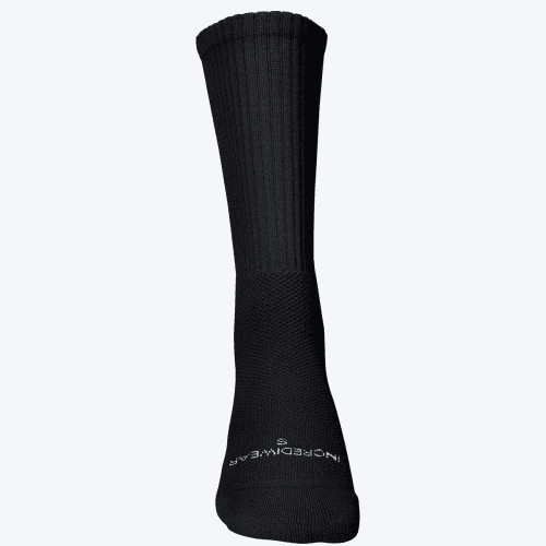 Treck Socks Crew Black Front