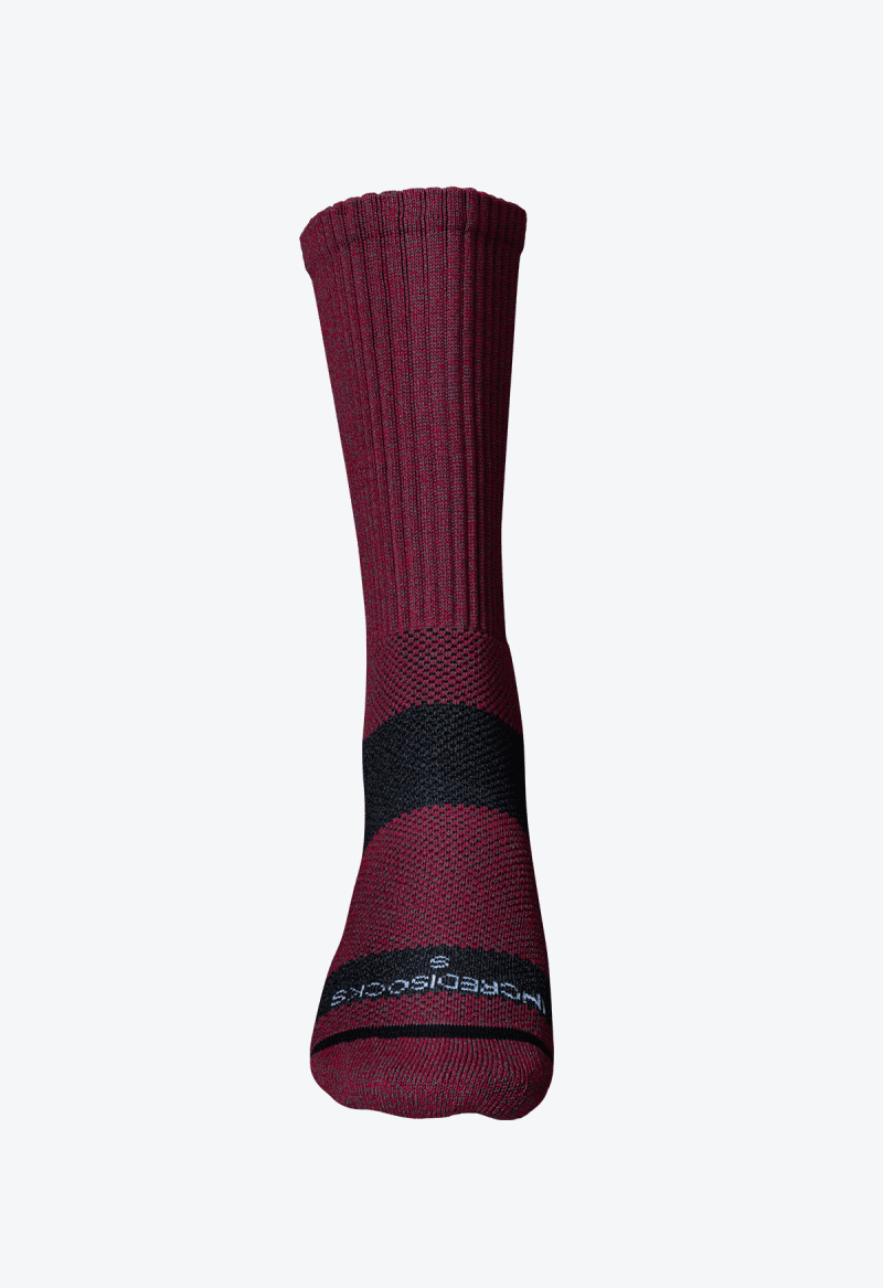 Treck Socks Crew Red Front